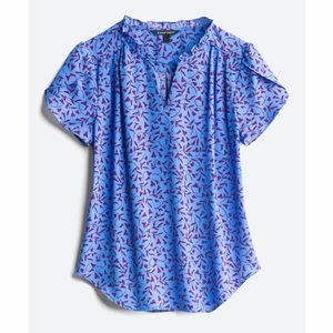 41 Hawthorne Tiffiny Tulip Sleeve Blouse